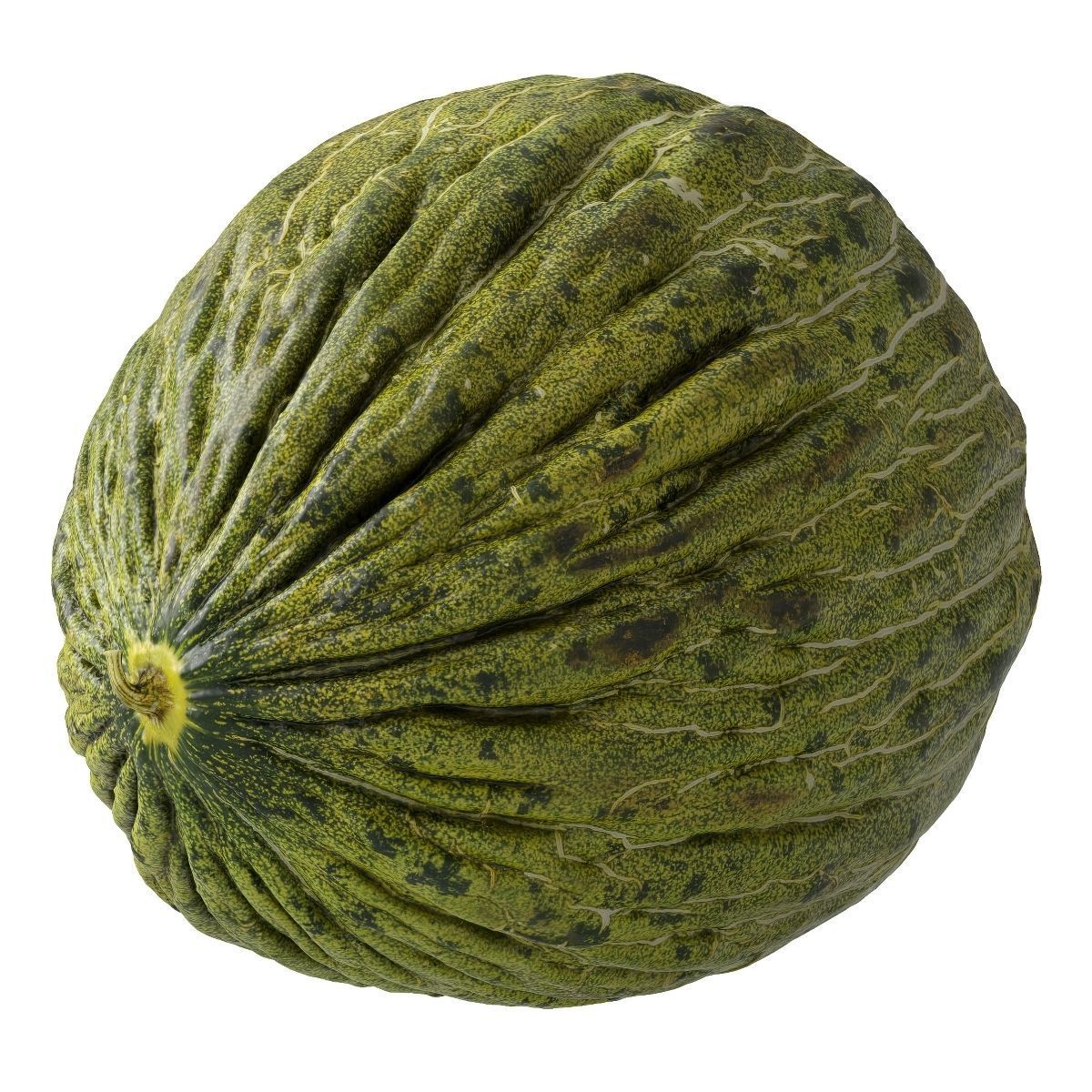 Nested bowl with pears mango and melon 3D model_10