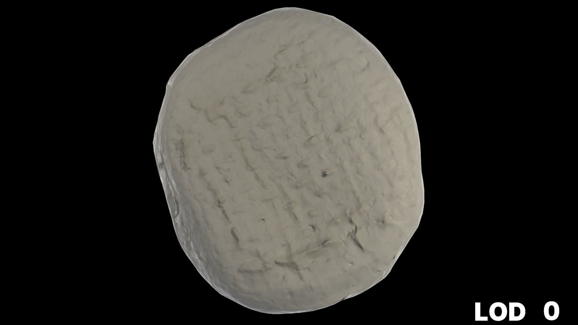 8k Cream Filled Doughnut - 4 Levels of Detail Low-poly 3D model_34