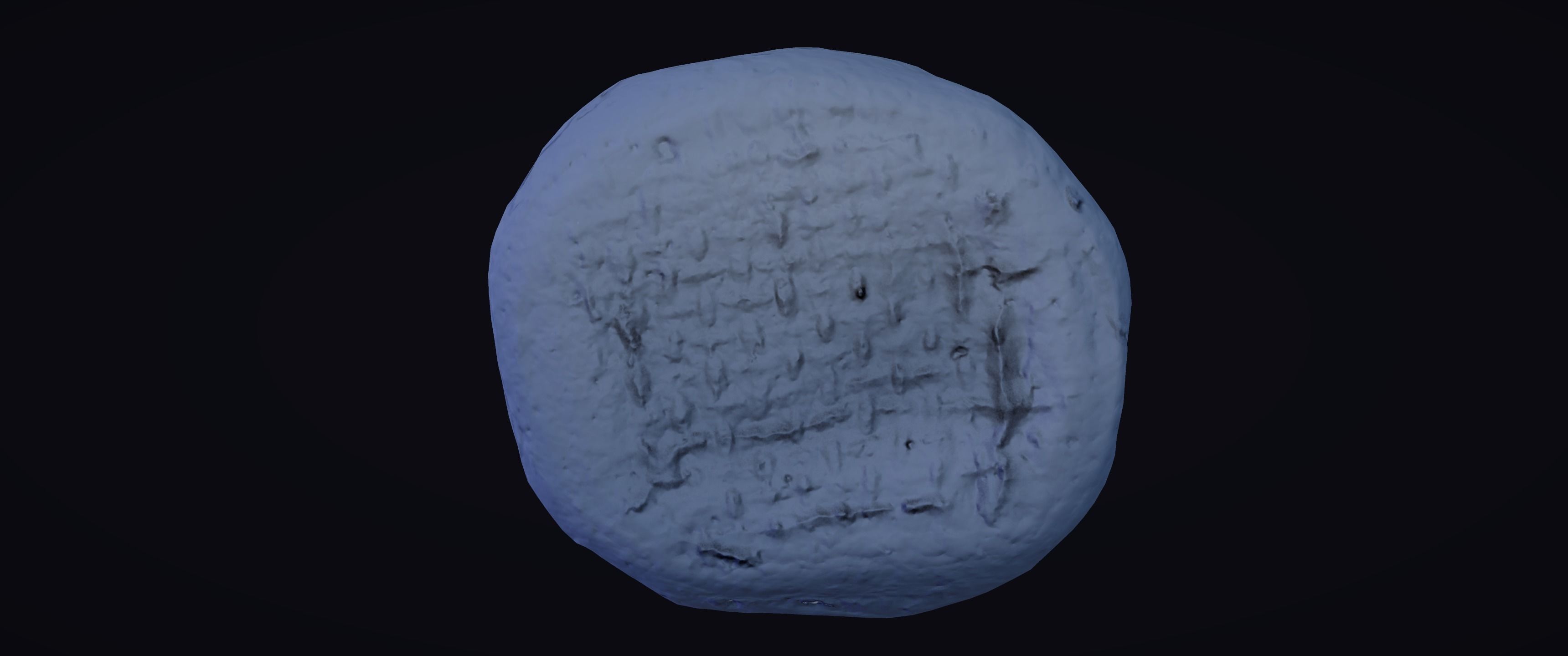 8k Cream Filled Doughnut - 4 Levels of Detail Low-poly 3D model_11