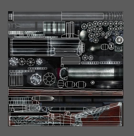 High-precision Sniper Rifle 02 Low-poly 3D model_6