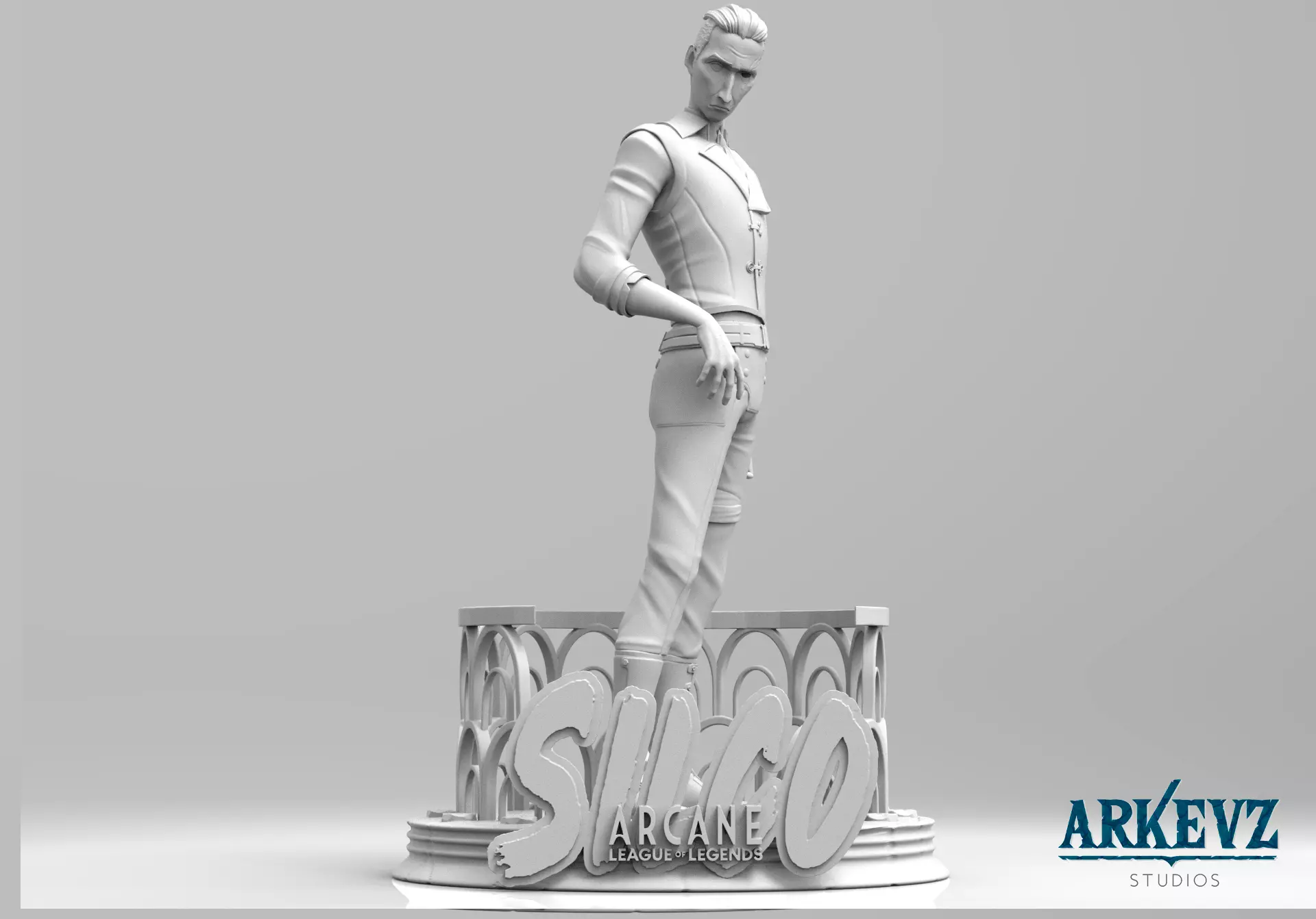 Silco - Arcane 3D print model_0