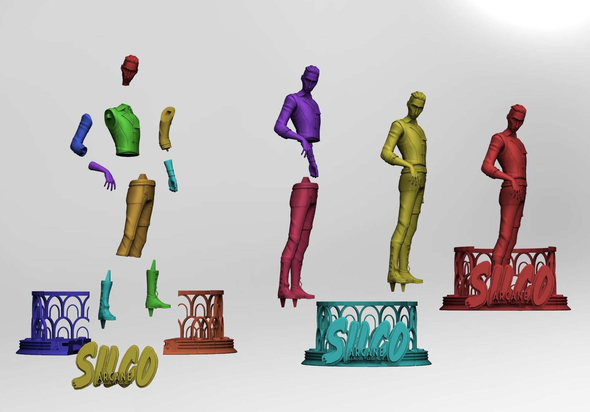 Silco - Arcane 3D print model_3