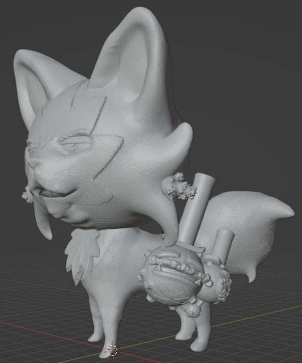 Weed Cat 3D print model_1