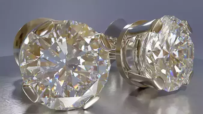 Diamond Jewellery Scene with Blender Cycles
