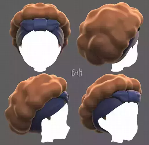 Base Hair for girl V35