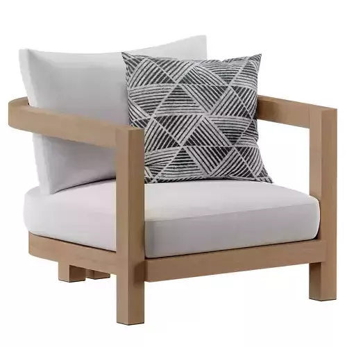 RH Portofino Teak chair