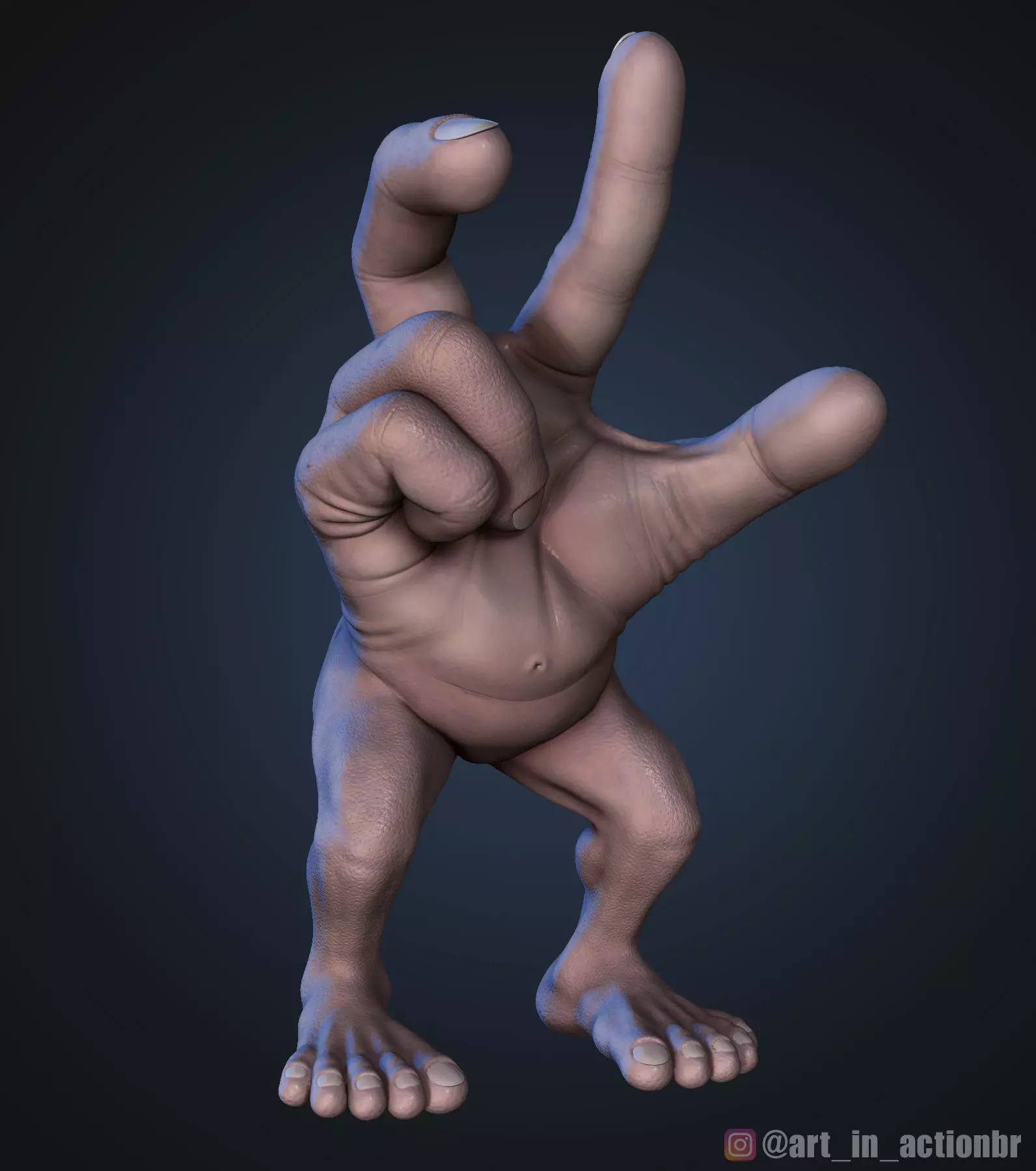 MR FINGER 3D print model_0