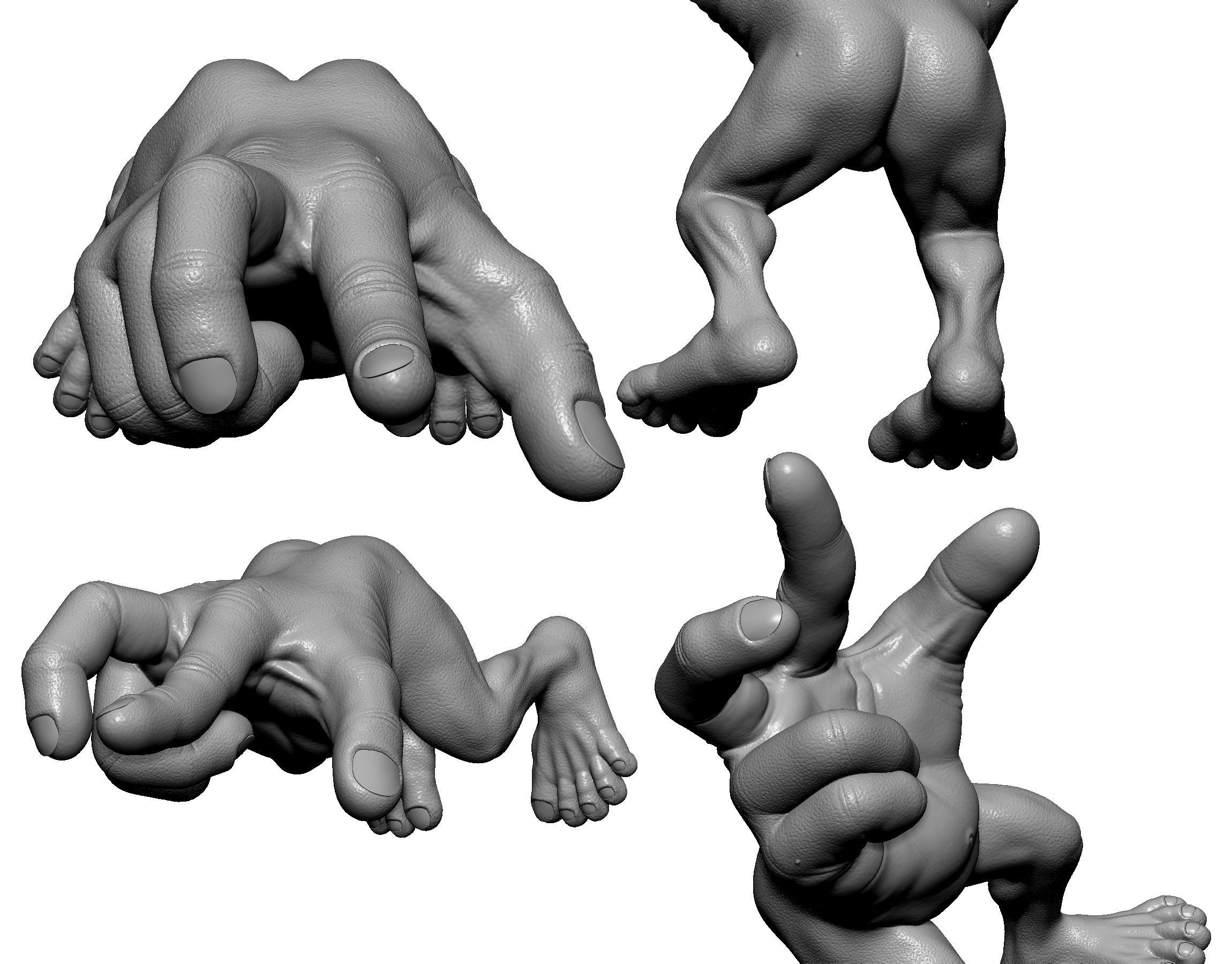 MR FINGER 3D print model_4