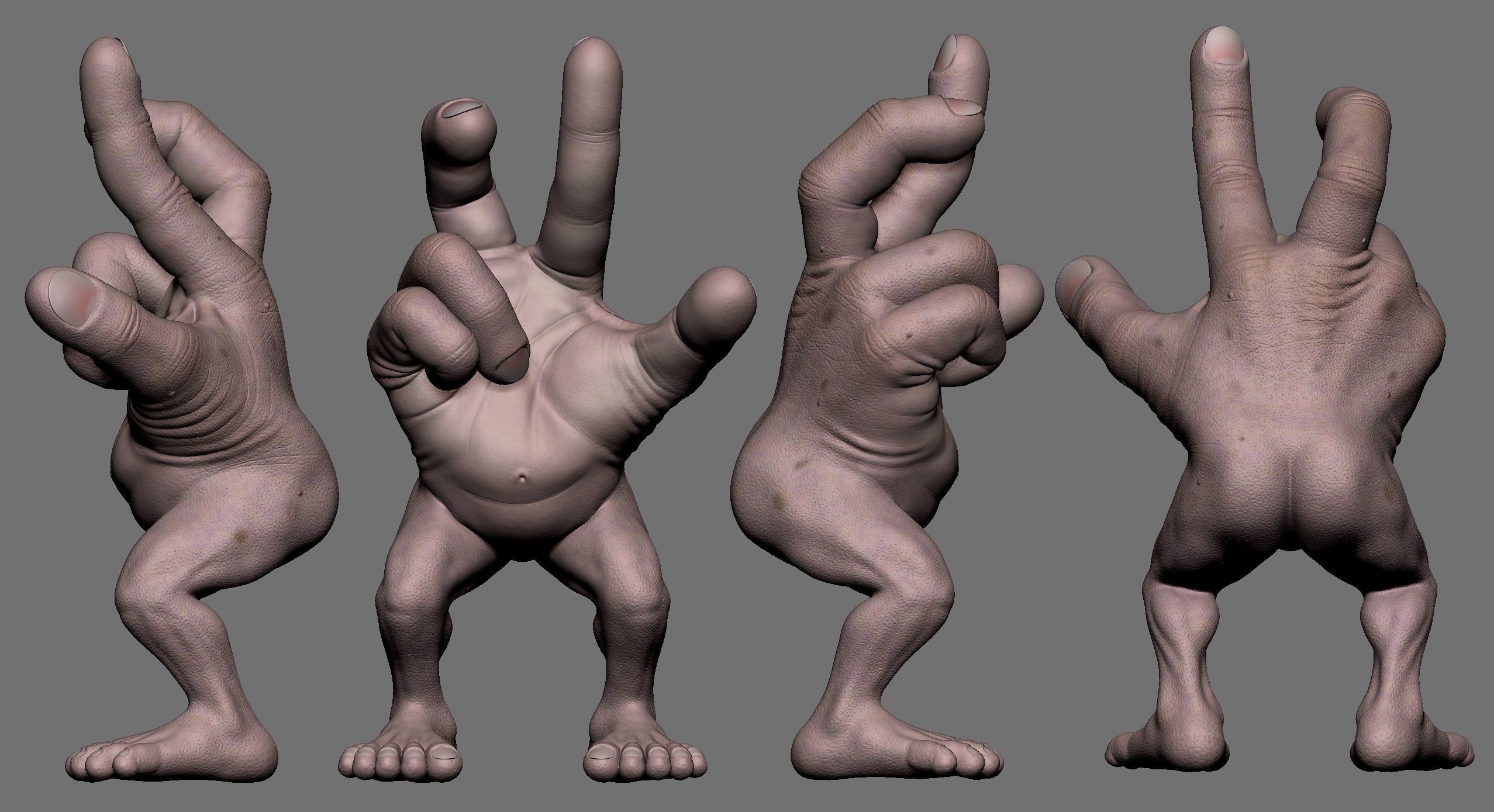 MR FINGER 3D print model_2