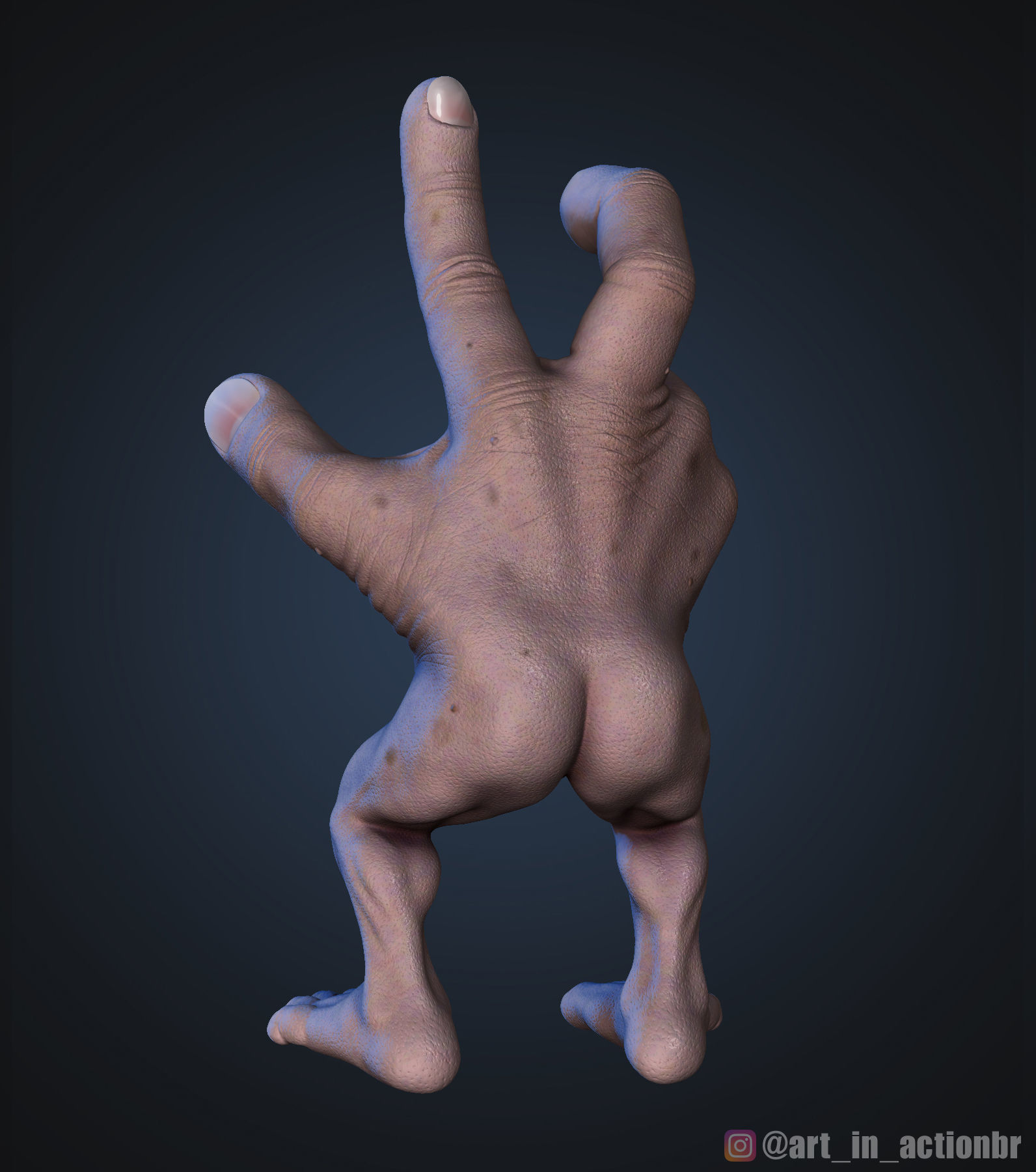 MR FINGER 3D print model_1