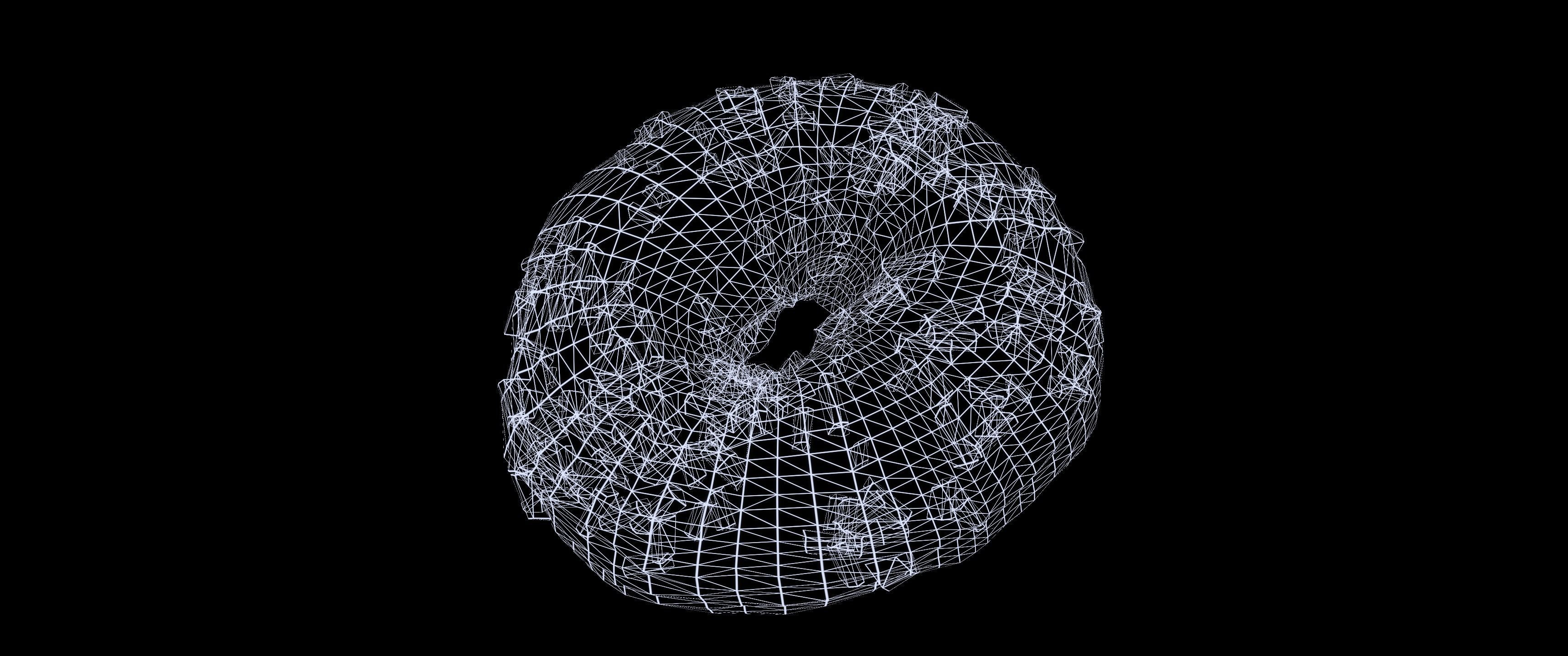 8k Doughnut with Sprinkles - 5 Levels of Detail Low-poly 3D model_16