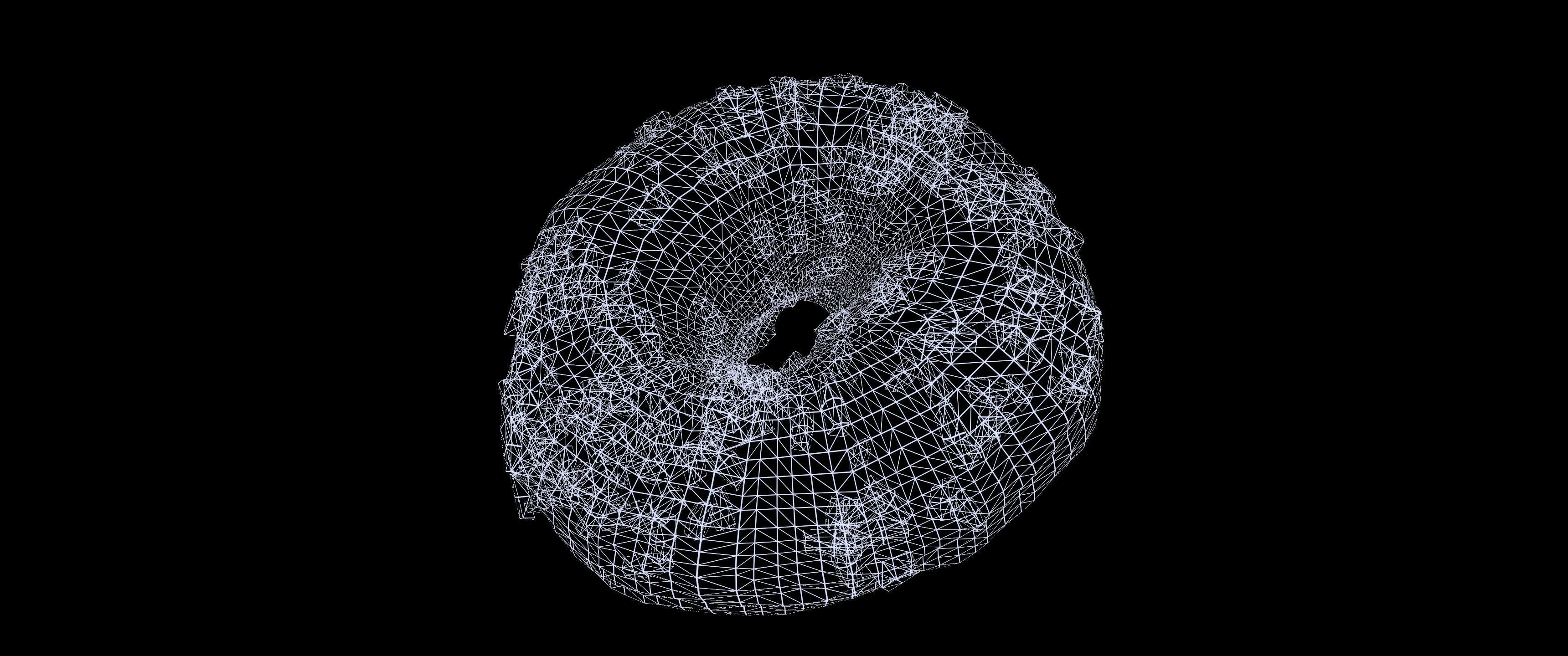 8k Doughnut with Sprinkles - 5 Levels of Detail Low-poly 3D model_15