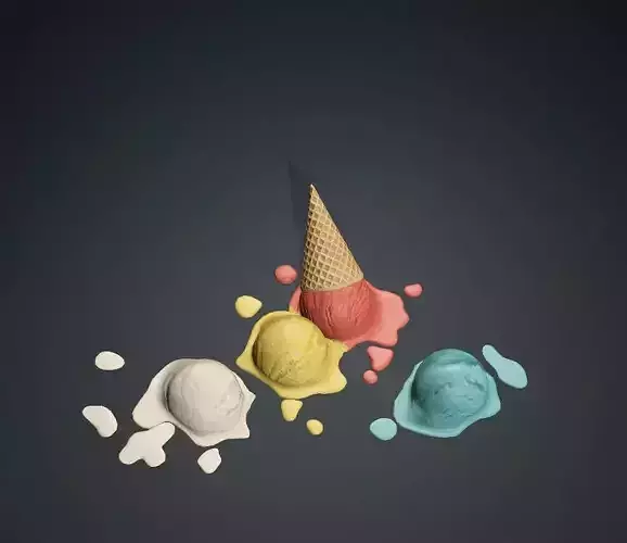 Ice cream Free 3D model