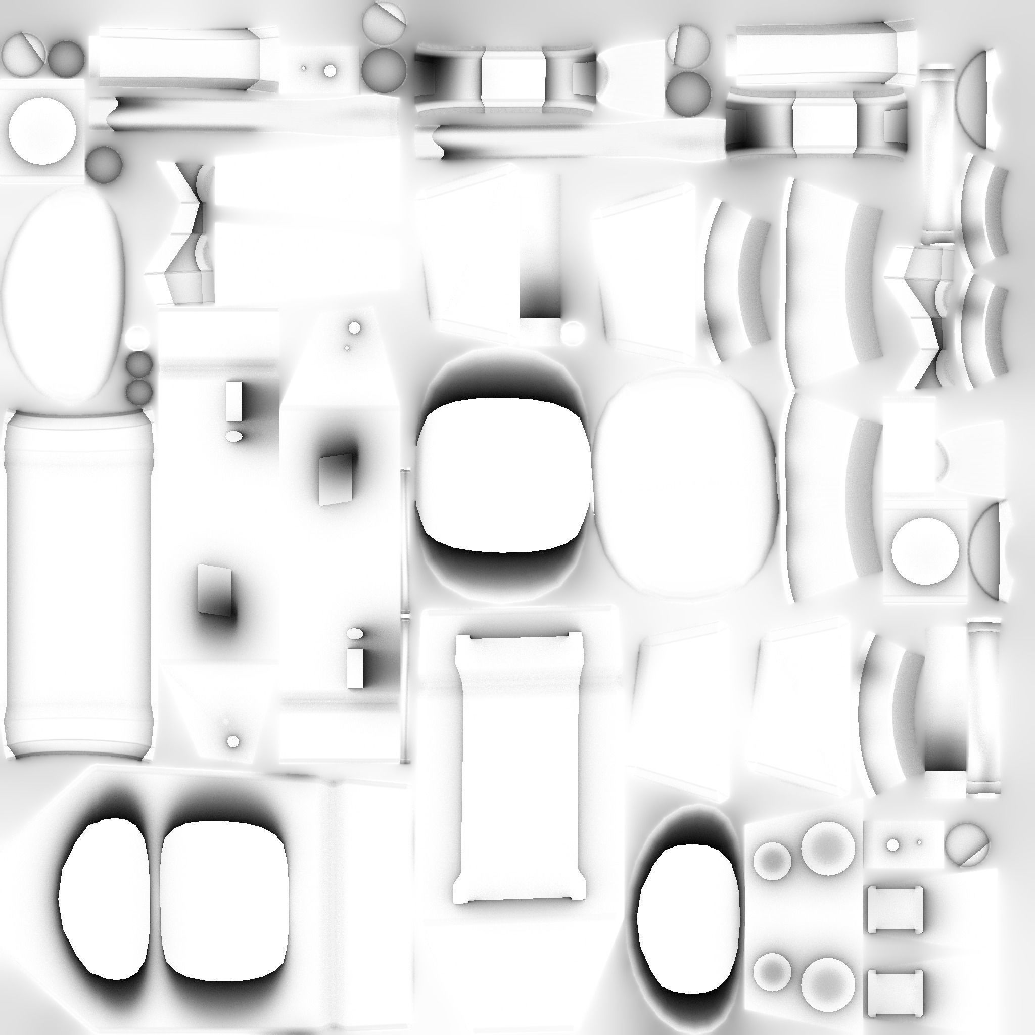 Jetpack G08 Light Steel - SciFi Character Design Low-poly 3D model_20