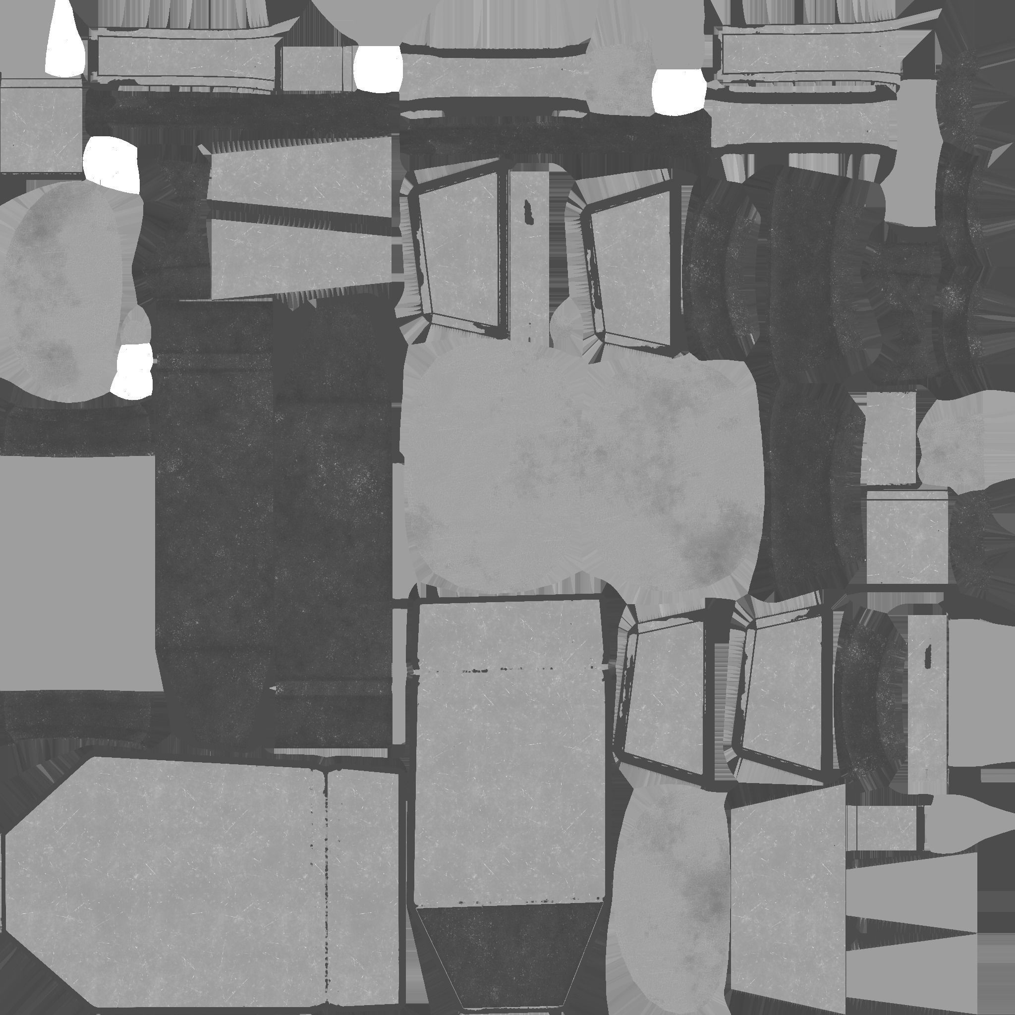 Jetpack G08 Light Steel - SciFi Character Design Low-poly 3D model_25