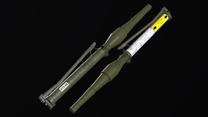 RPG-76 Low-poly 3D model