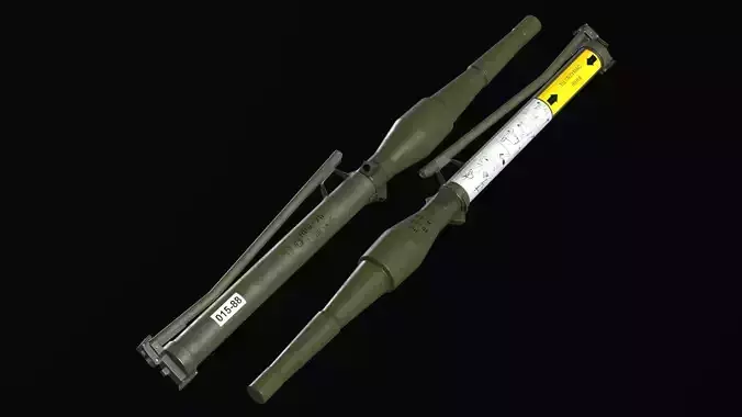 RPG-76 Low-poly 3D model