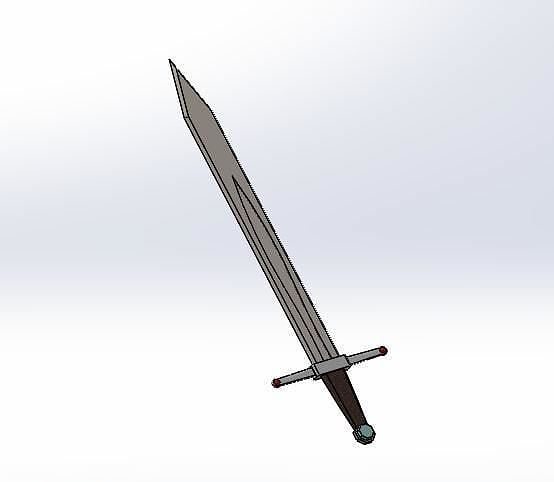 Sword 3D print model