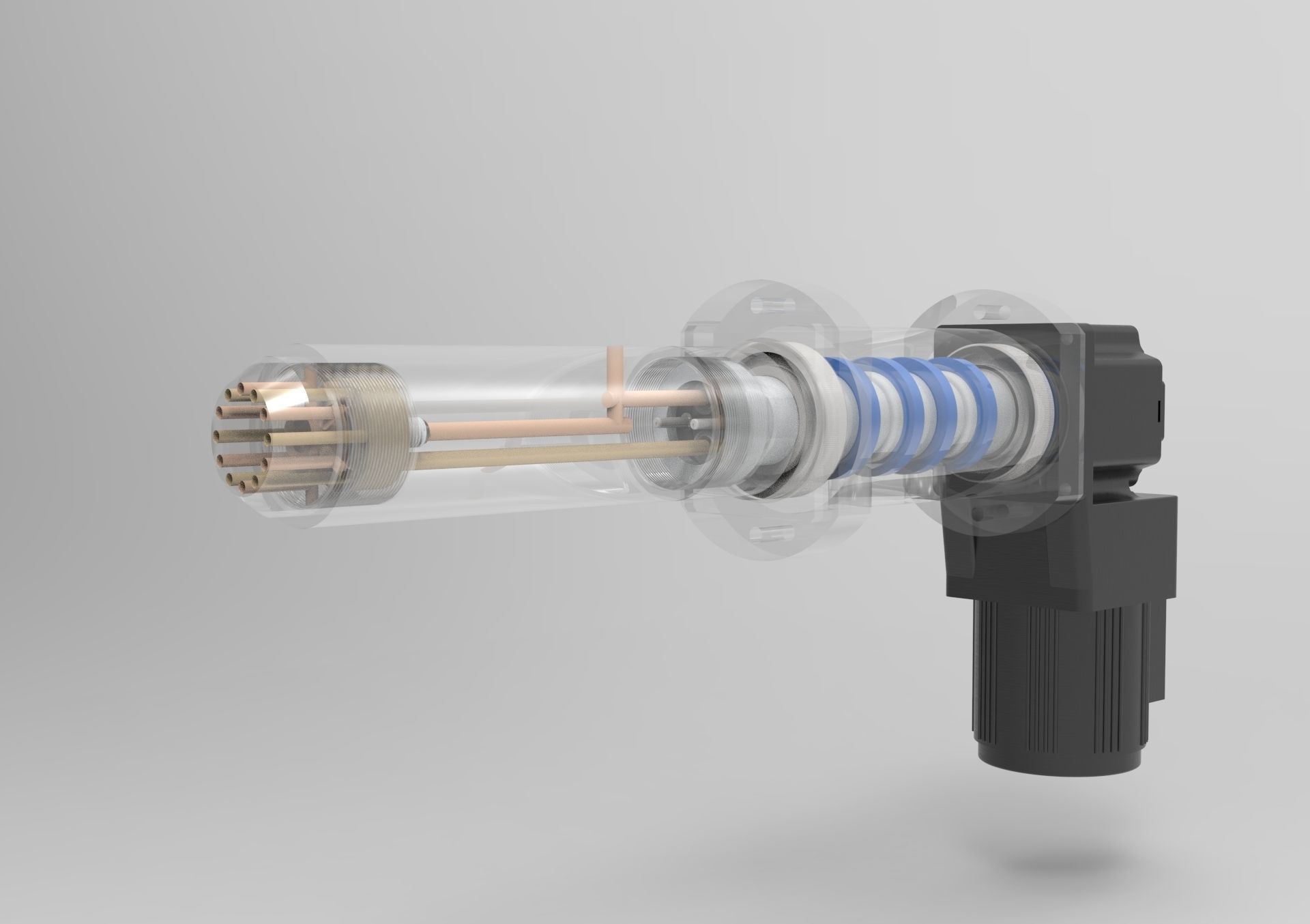 Chocolate Filling Nozzle Two Colors 3D print model_7