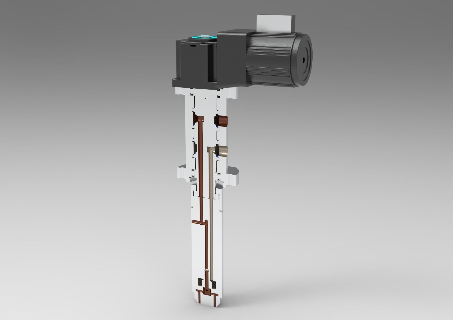 Chocolate Filling Nozzle Two Colors 3D print model_3