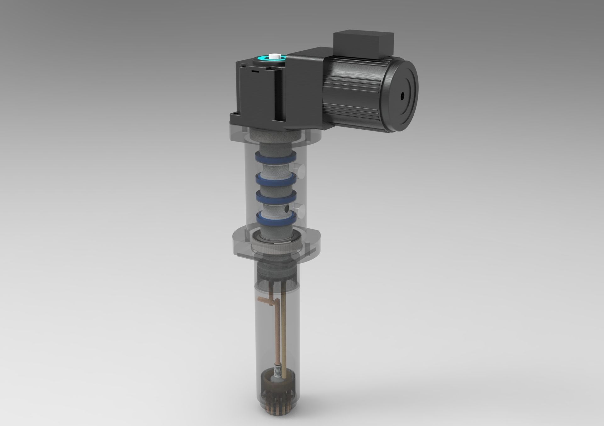 Chocolate Filling Nozzle Two Colors 3D print model_6