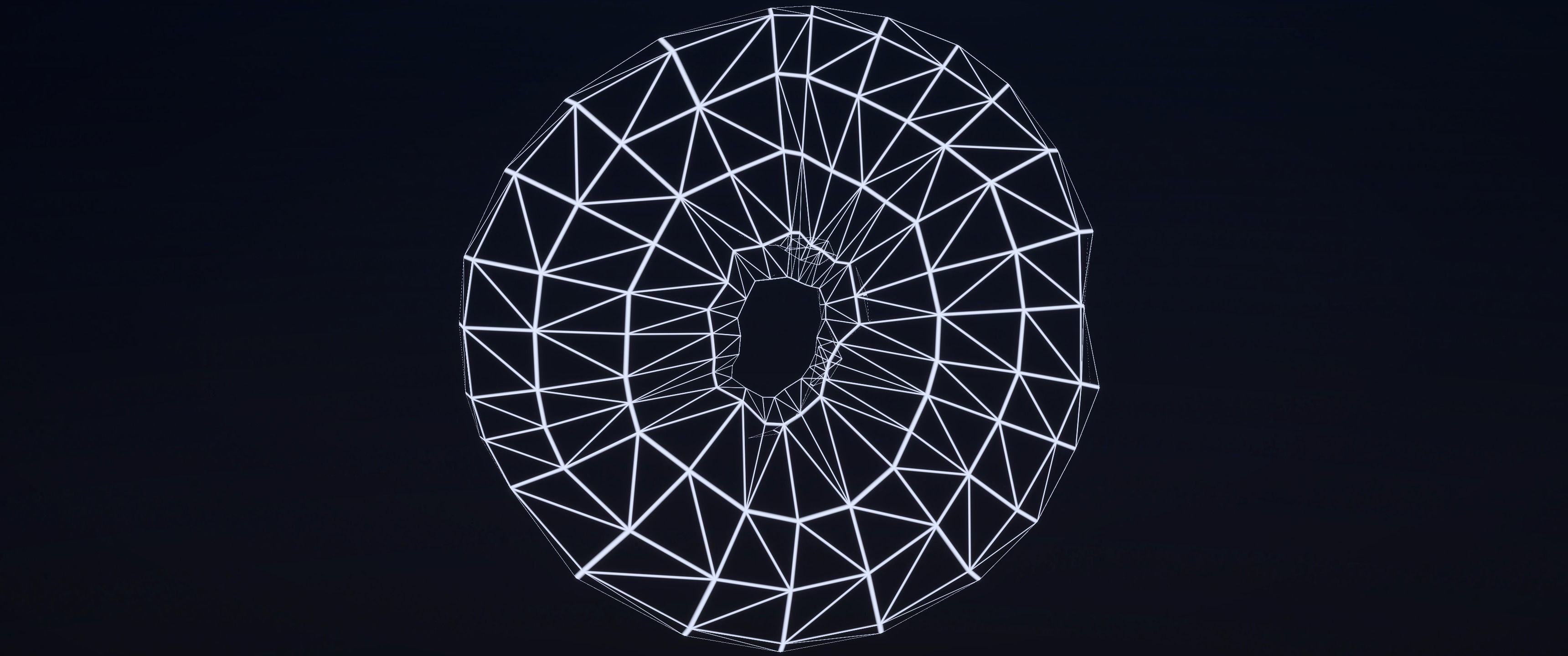 8k Classic Chocolate Doughnut - 5 Levels of Detail Low-poly 3D model_21