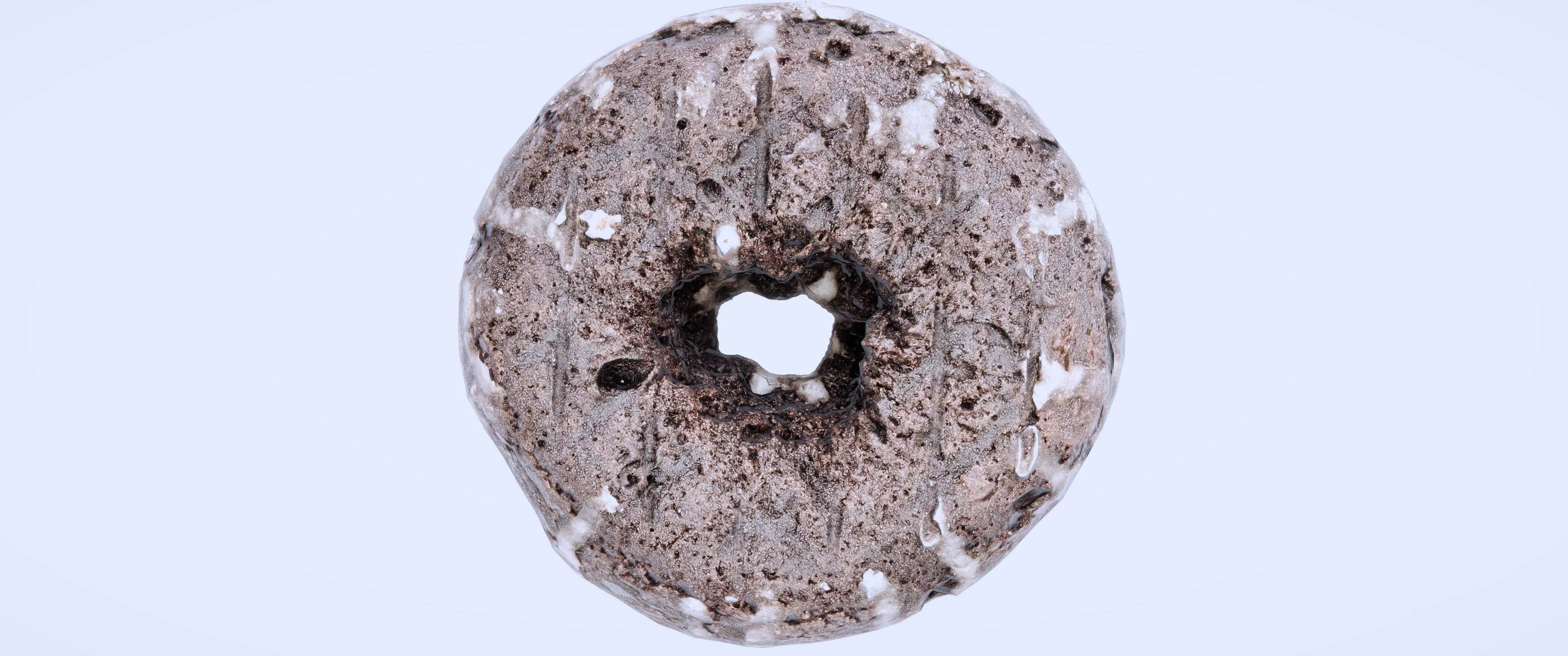 8k Classic Chocolate Doughnut - 5 Levels of Detail Low-poly 3D model_13