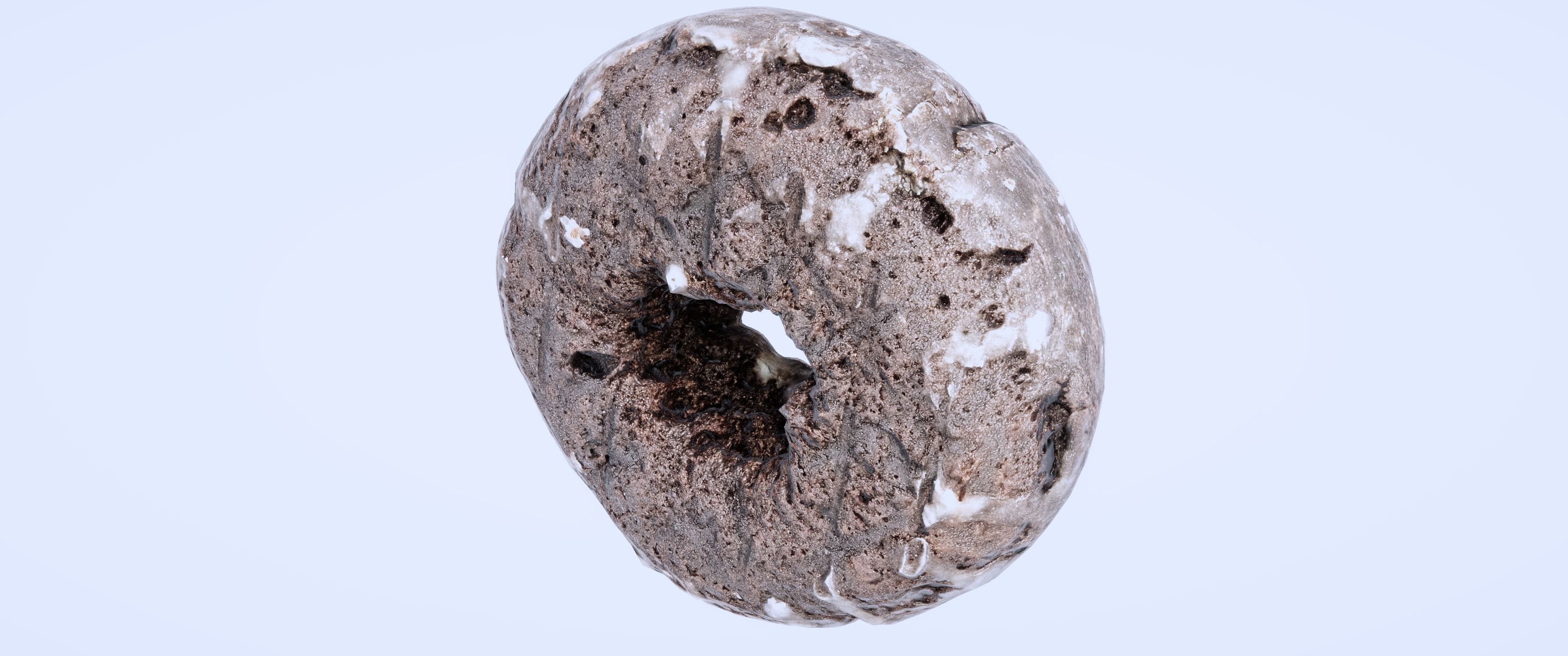 8k Classic Chocolate Doughnut - 5 Levels of Detail Low-poly 3D model_12