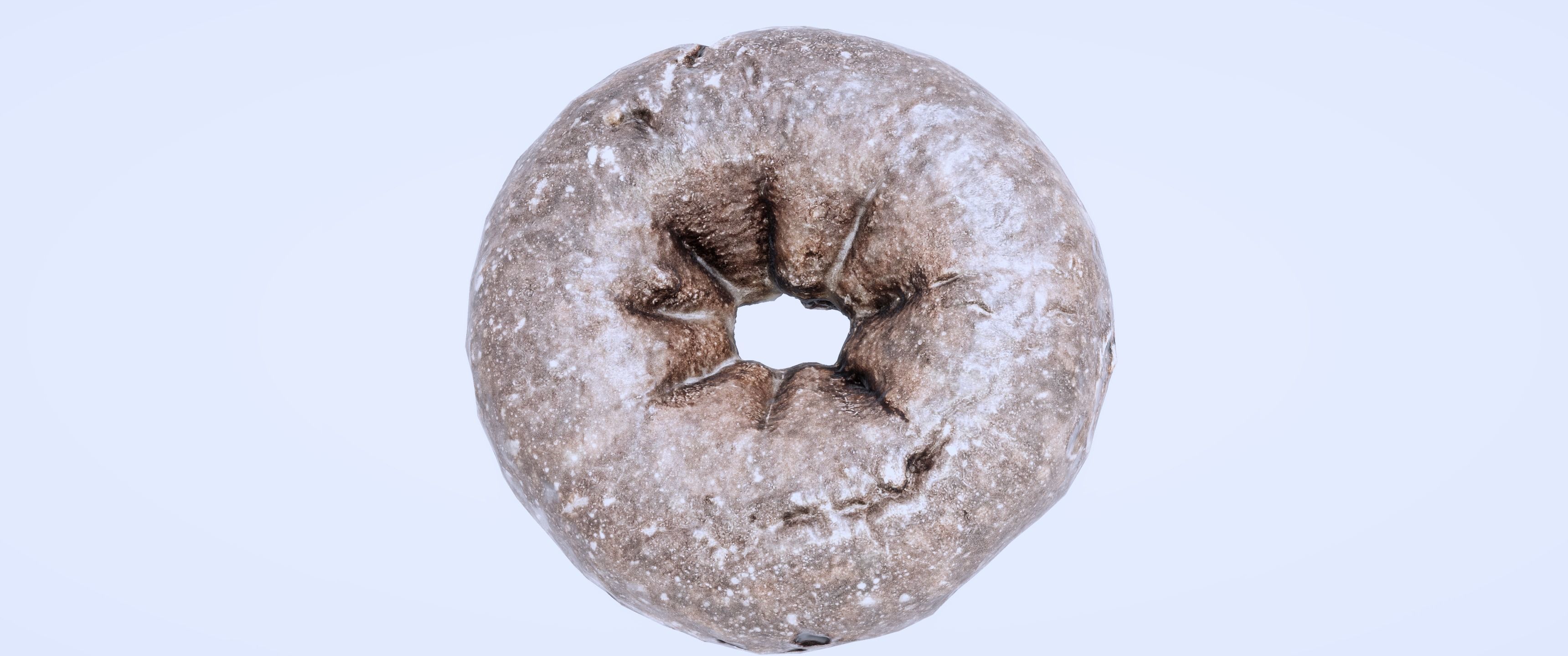 8k Classic Chocolate Doughnut - 5 Levels of Detail Low-poly 3D model_11