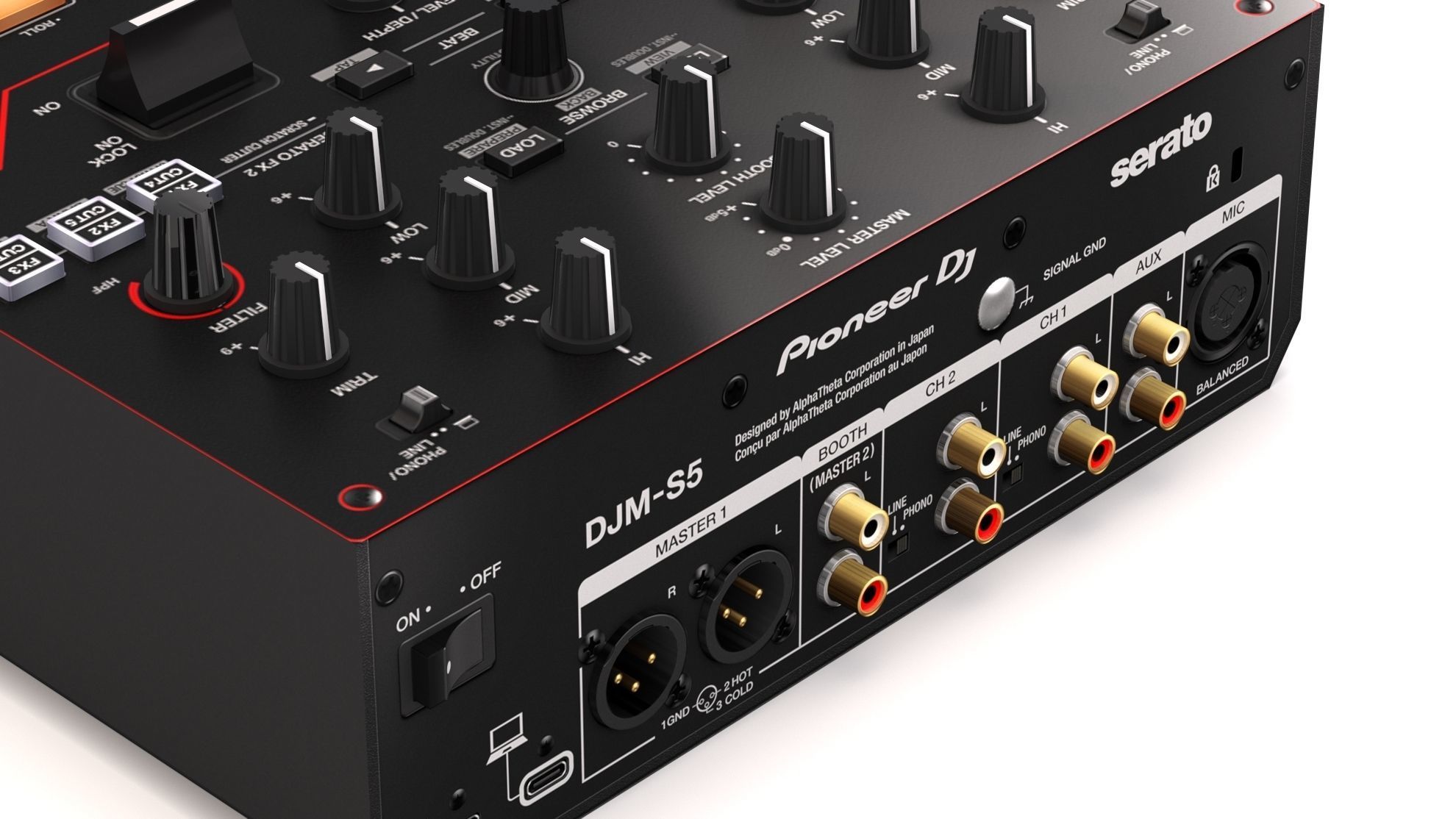 Pioneer DJM-S5 3D model_4