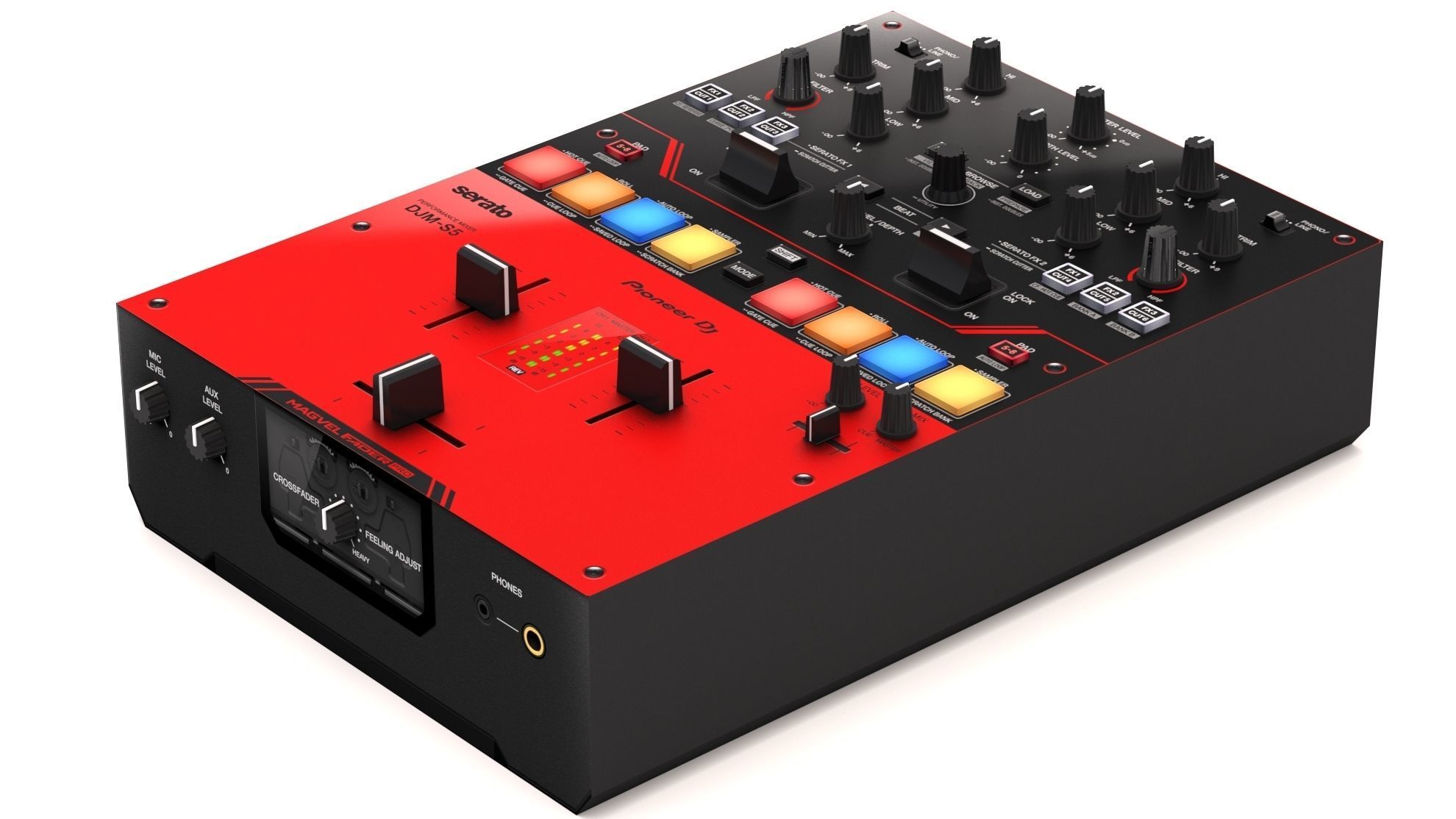 Pioneer DJM-S5 3D model_2