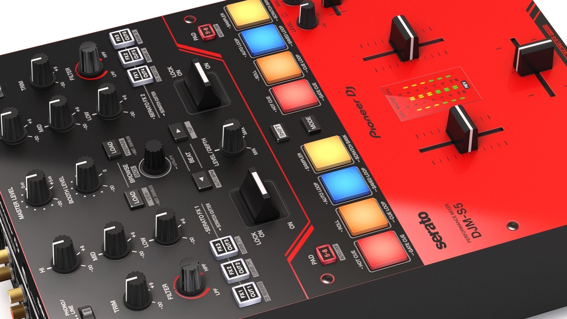 Pioneer DJM-S5 3D model_5