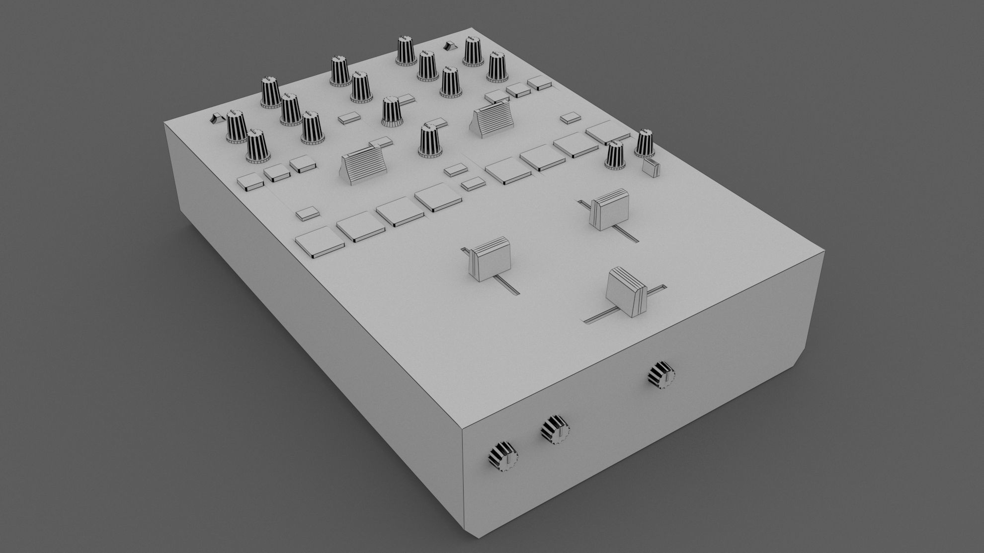 Pioneer DJM-S5 3D model_6