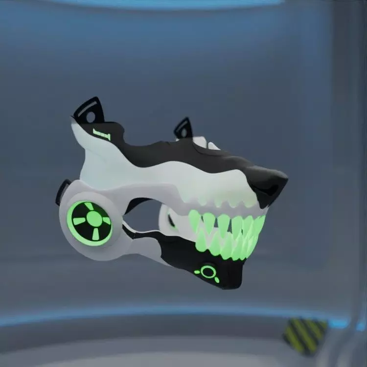 CYBERPUNK BEAST MASK 3D print model_0