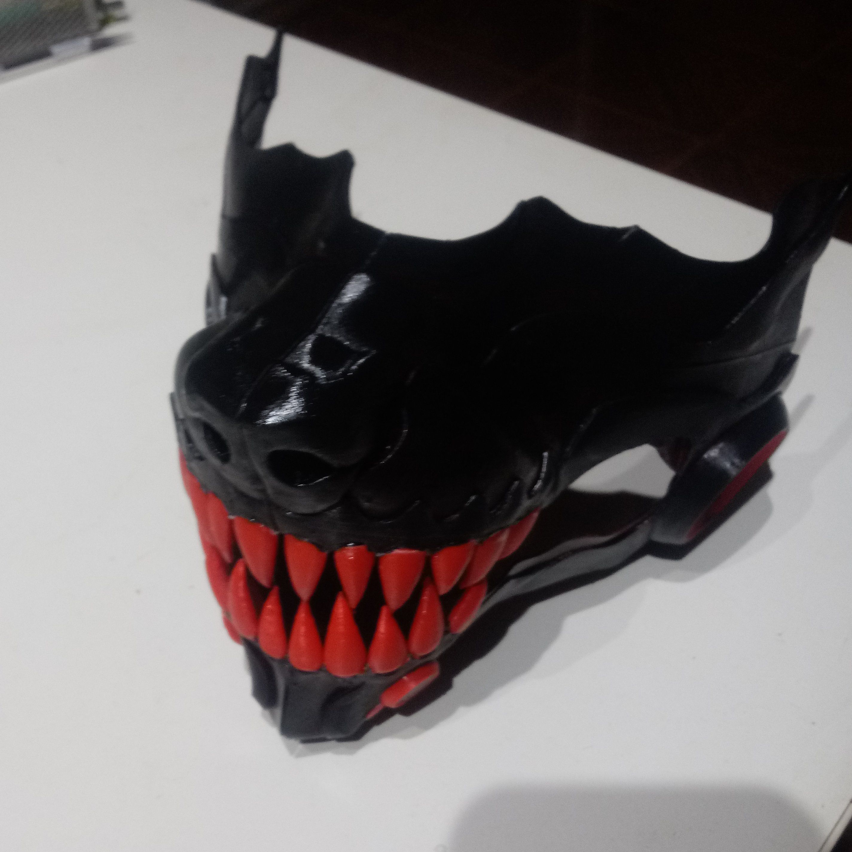 CYBERPUNK BEAST MASK 3D print model_4