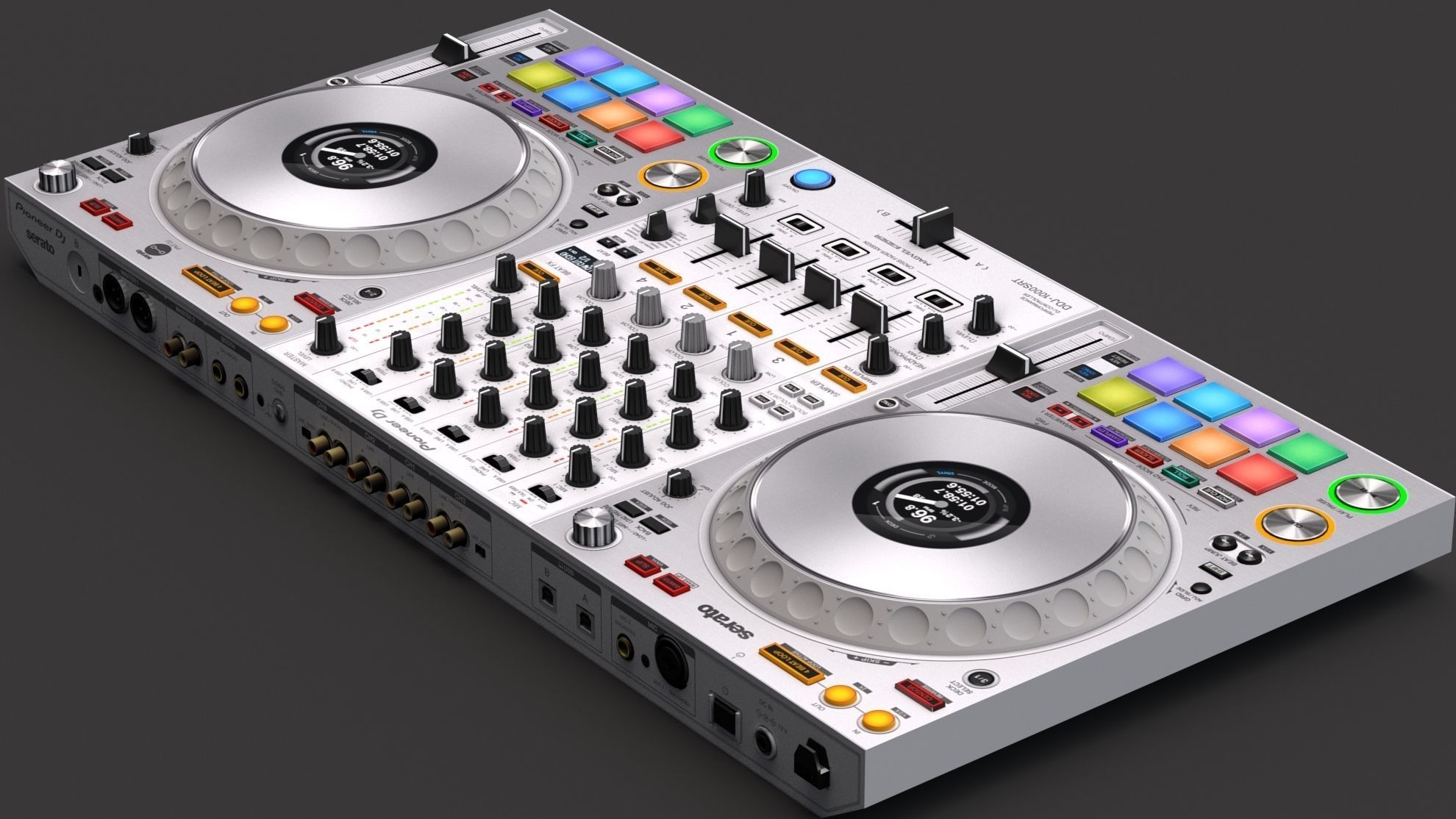 Pioneer ddj-1000srt White 3D model_3