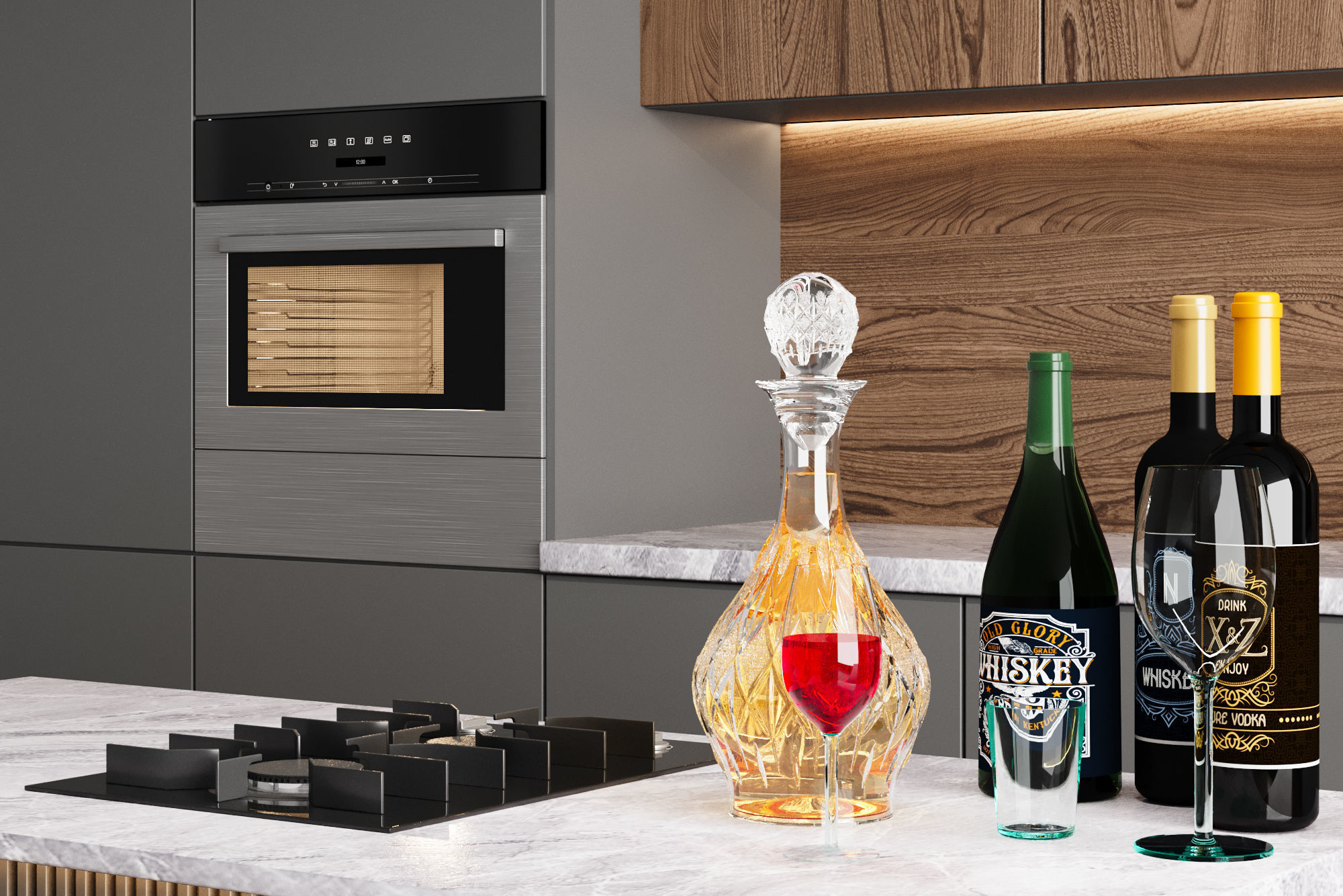 Kitchen 01 3D model_13