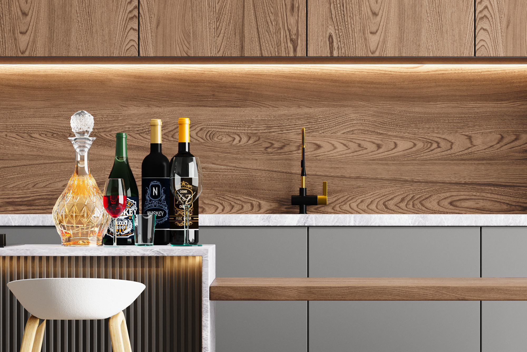 Kitchen 01 3D model_14