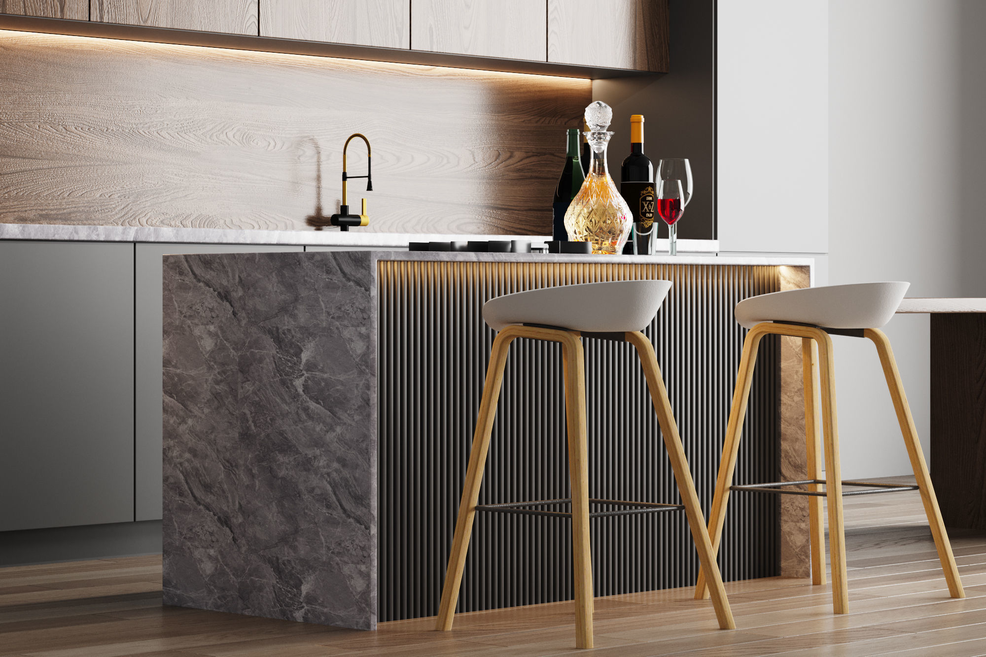 Kitchen 01 3D model_10