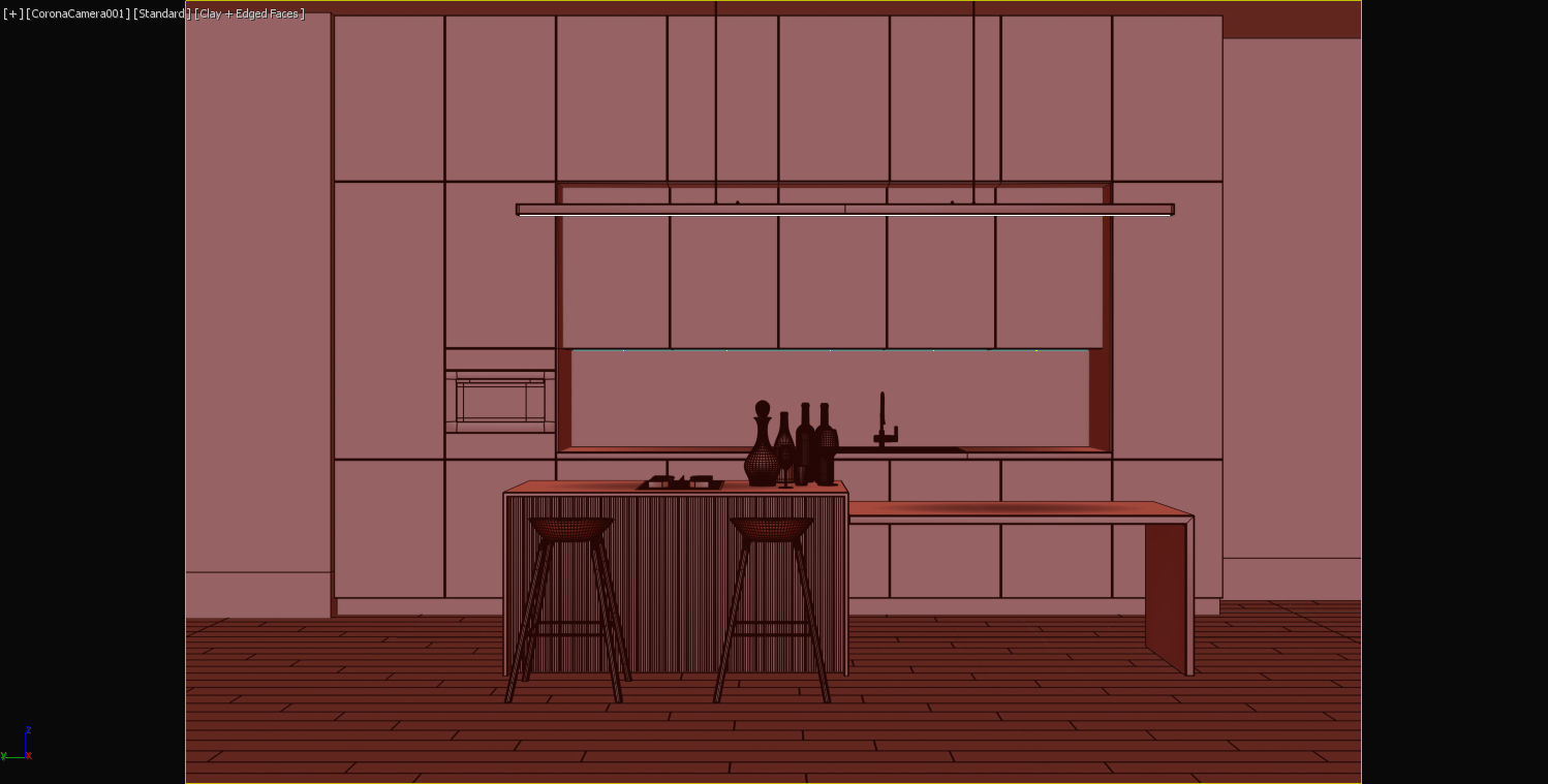 Kitchen 01 3D model_36