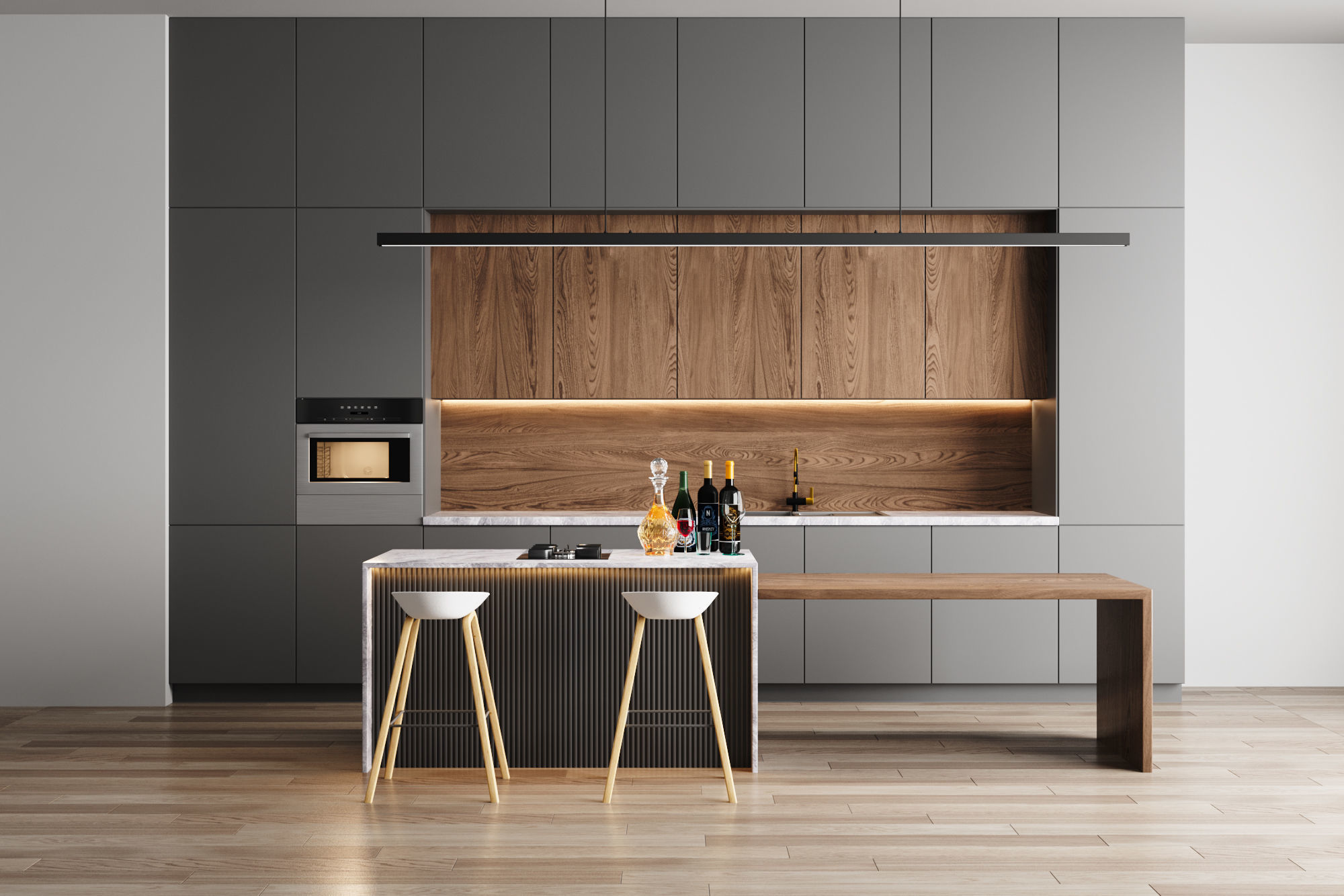 Kitchen 01 3D model_4