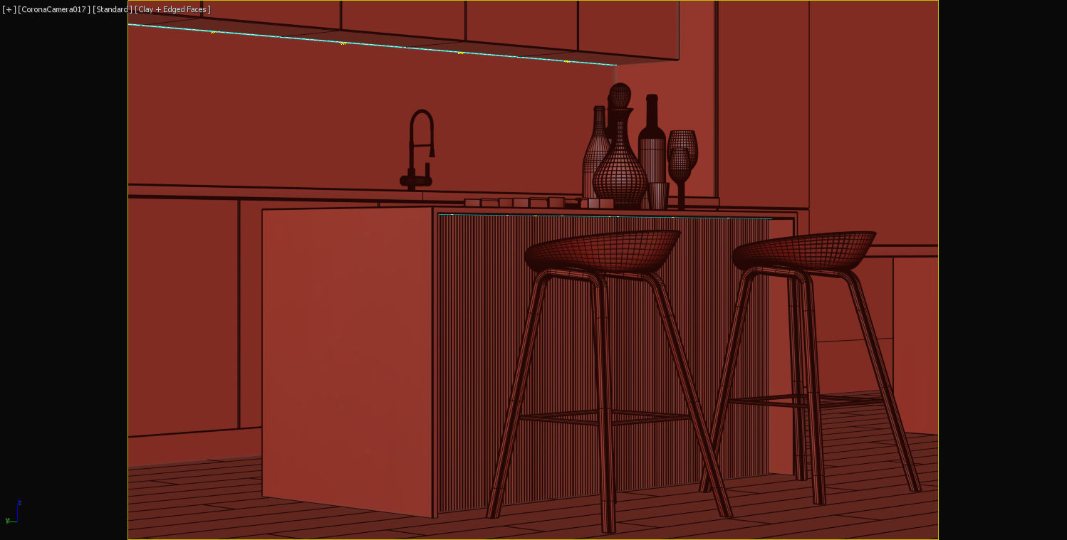 Kitchen 01 3D model_43