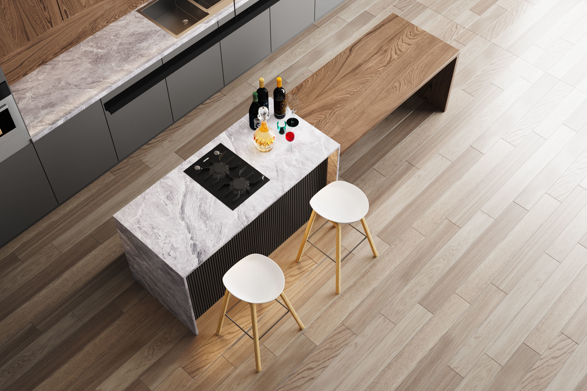 Kitchen 01 3D model_5