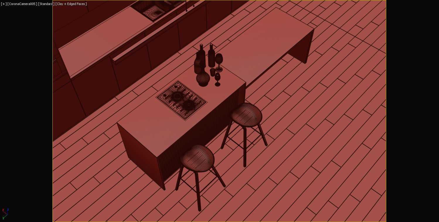 Kitchen 01 3D model_38