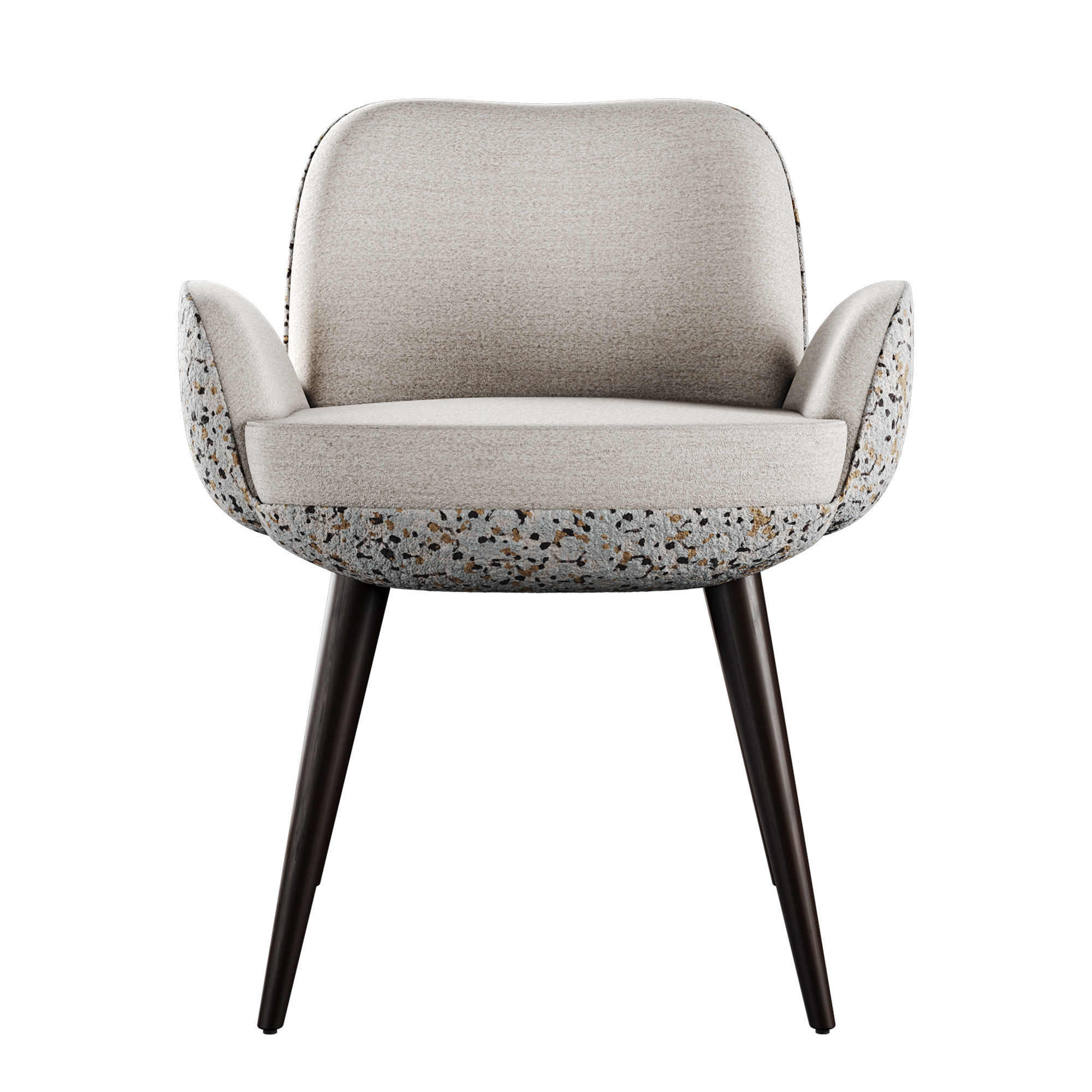 Atila Armchair For Hotel Restaurant 3D model_4