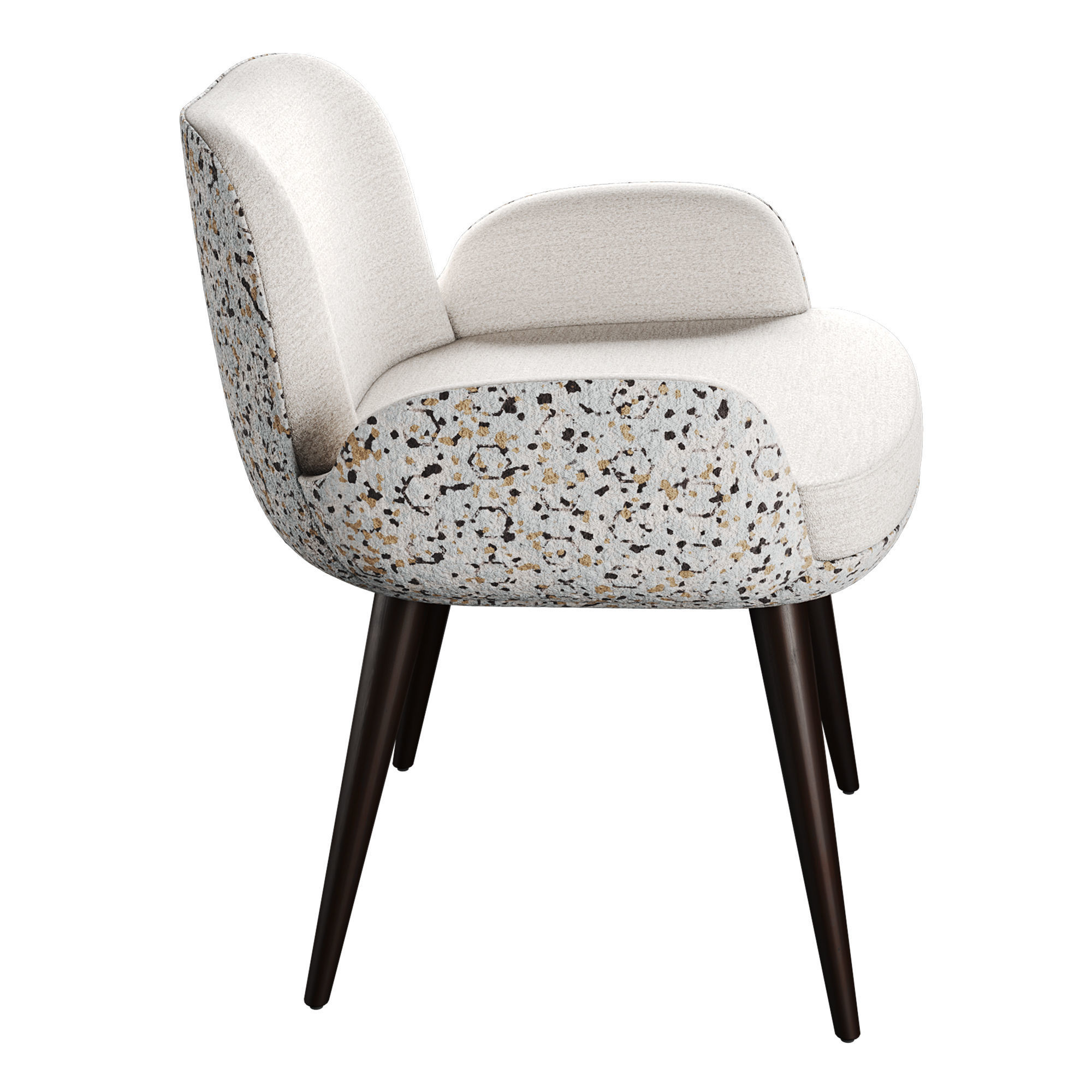 Atila Armchair For Hotel Restaurant 3D model_5