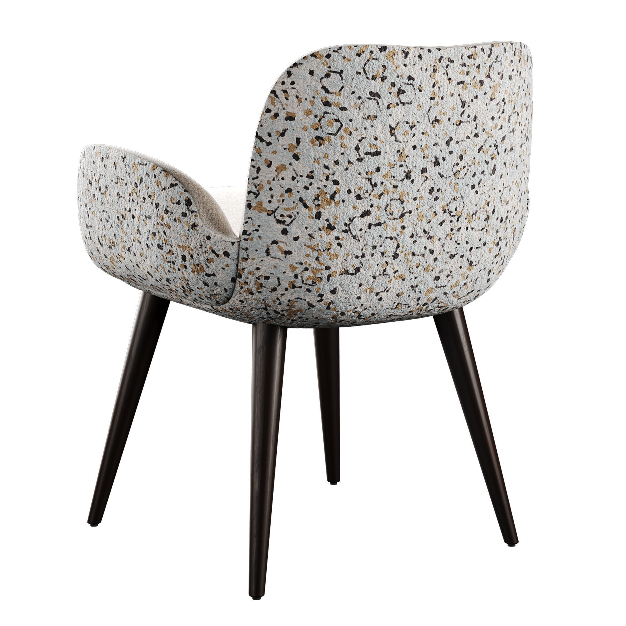 Atila Armchair For Hotel Restaurant 3D model_3