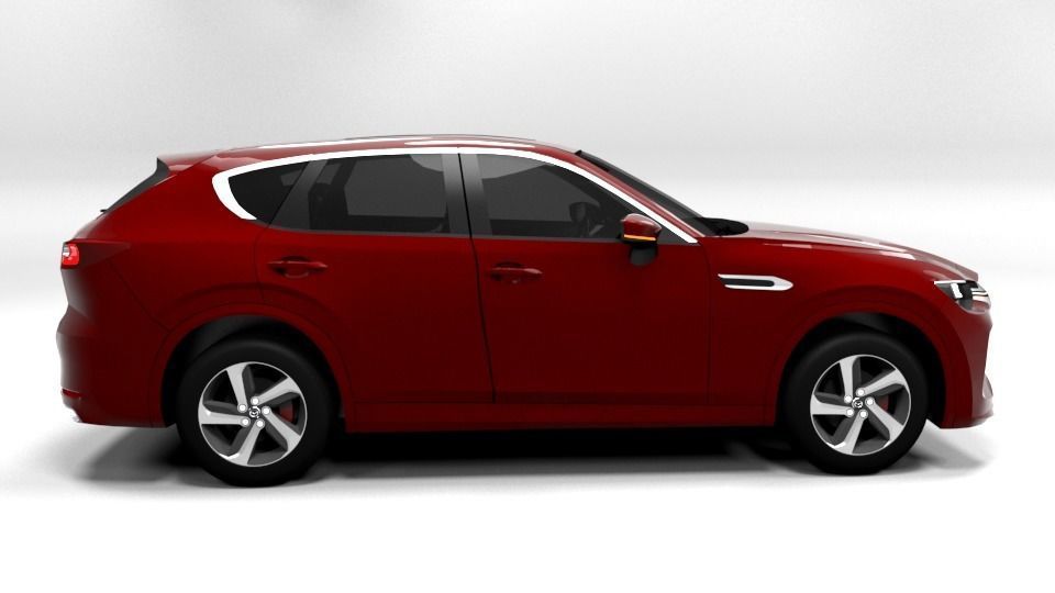MAZDA CX-60 LOWPOLY Low-poly 3D model_6