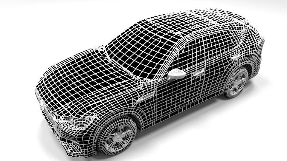 MAZDA CX-60 LOWPOLY Low-poly 3D model_5