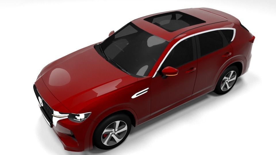 MAZDA CX-60 LOWPOLY Low-poly 3D model_4